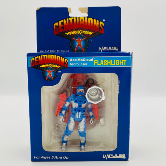 Centurions Ace McCloud action figure MicroLaser flashlight (1986) Impulse LTD