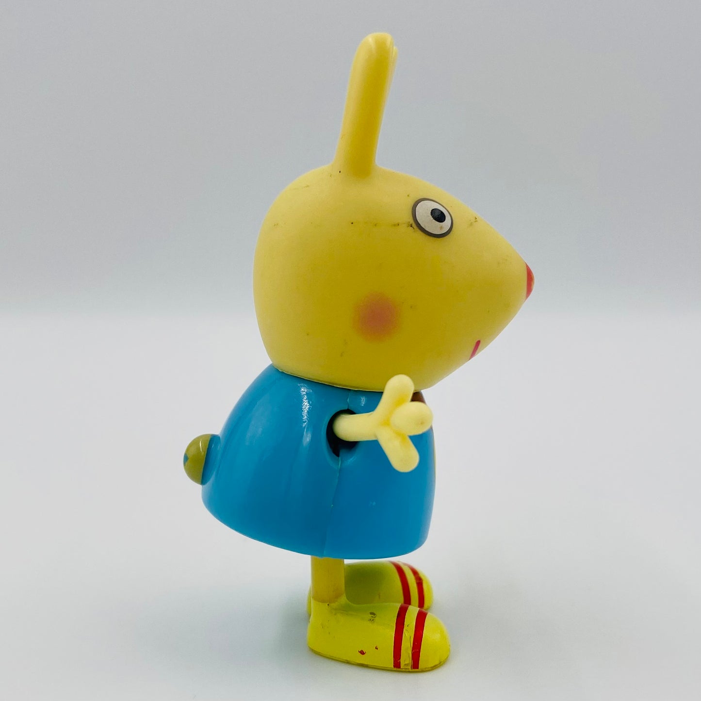 Peppa Pig Rebecca Rabbit (gold medal) loose 3” mini figure (2003) Jazwares