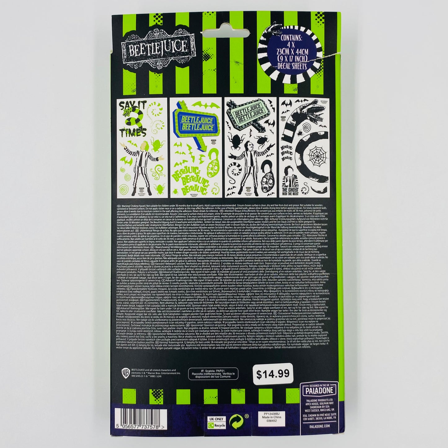 Beetlejuice Wall Decals (2024) Paladone