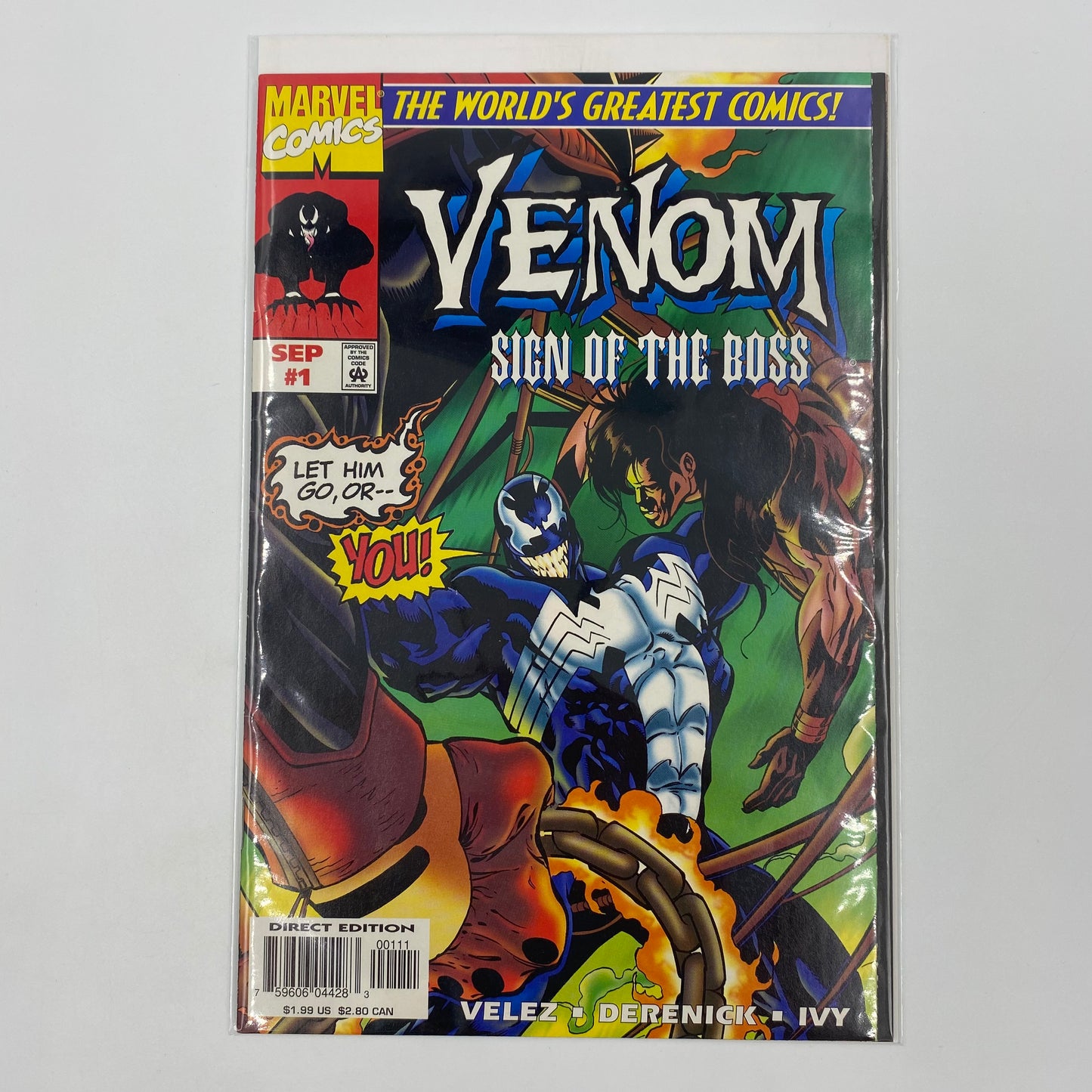 Venom Sign of the Boss #1 (1997) Marvel