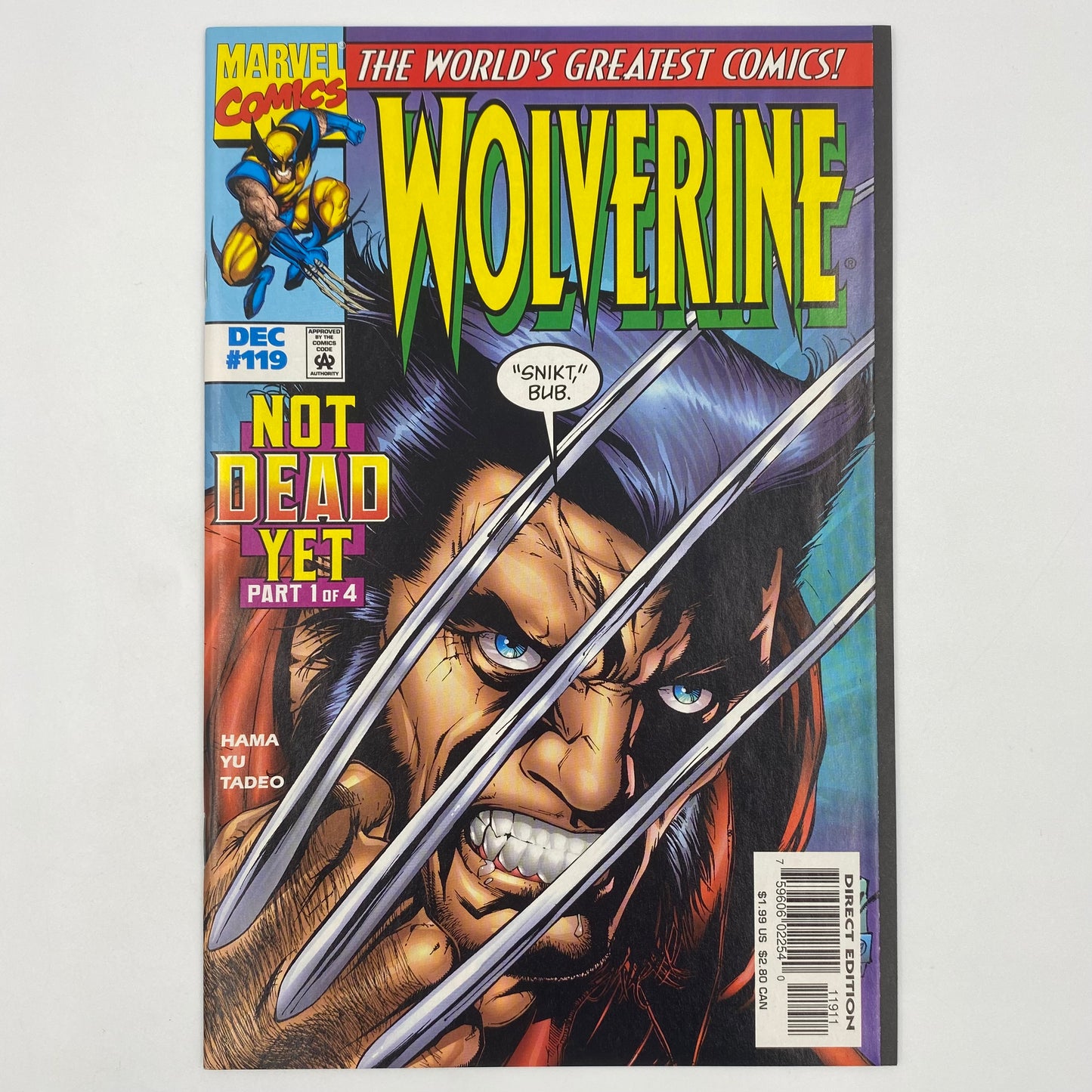 Wolverine #119-122 “Not Dead Yet” (1997) Marvel