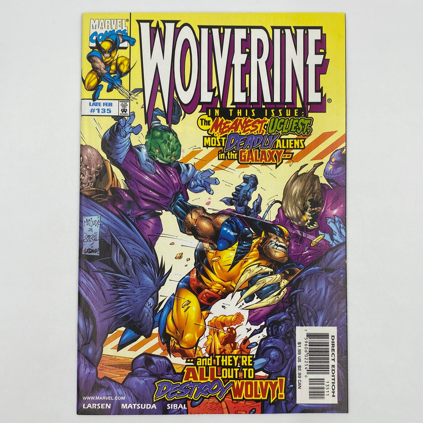 Wolverine #133-138 (1998-1999) Marvel