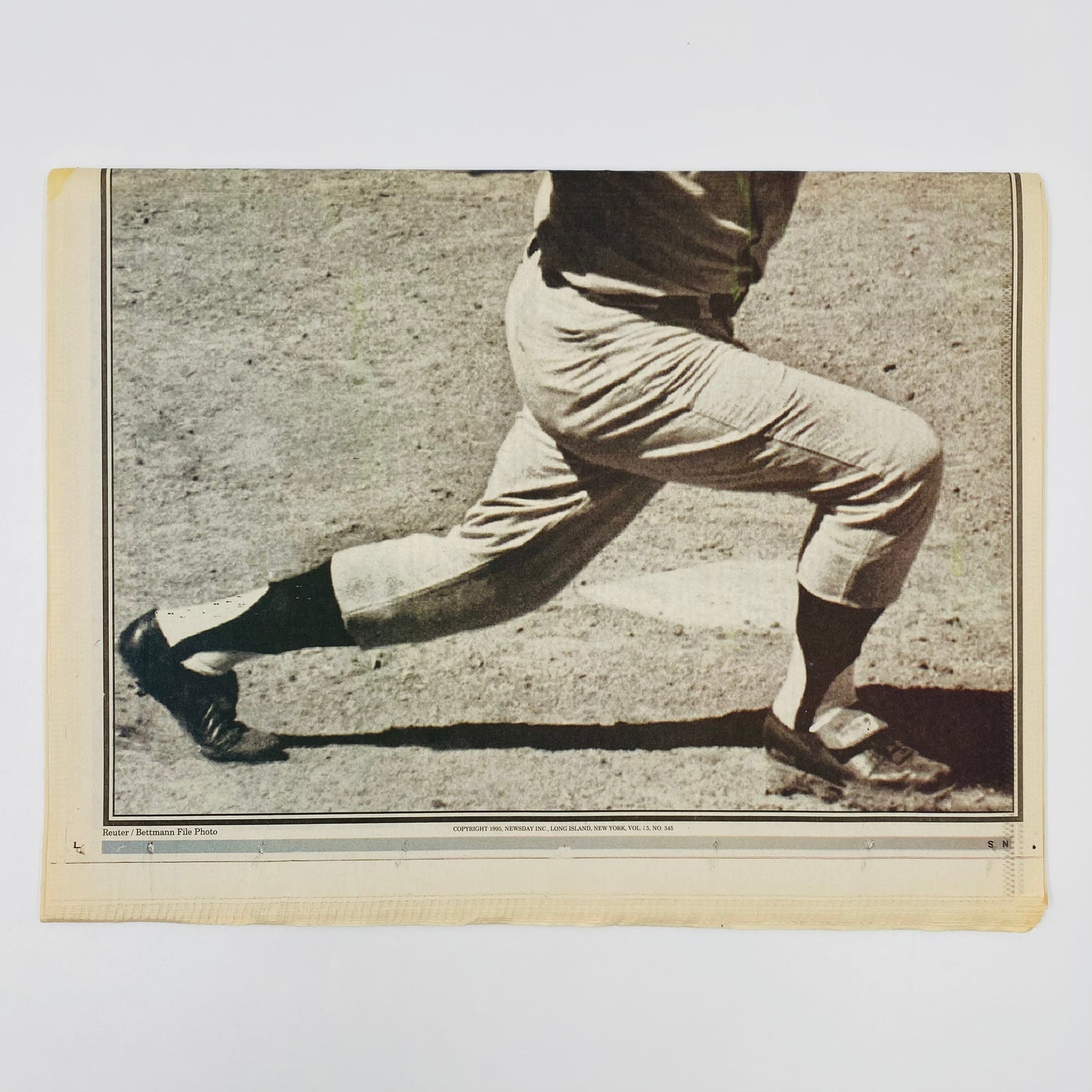 Newsday “The Long Island Newspaper” Monday, Aug. 14, 1995 Mickey Mantle Tribute 1931-1995