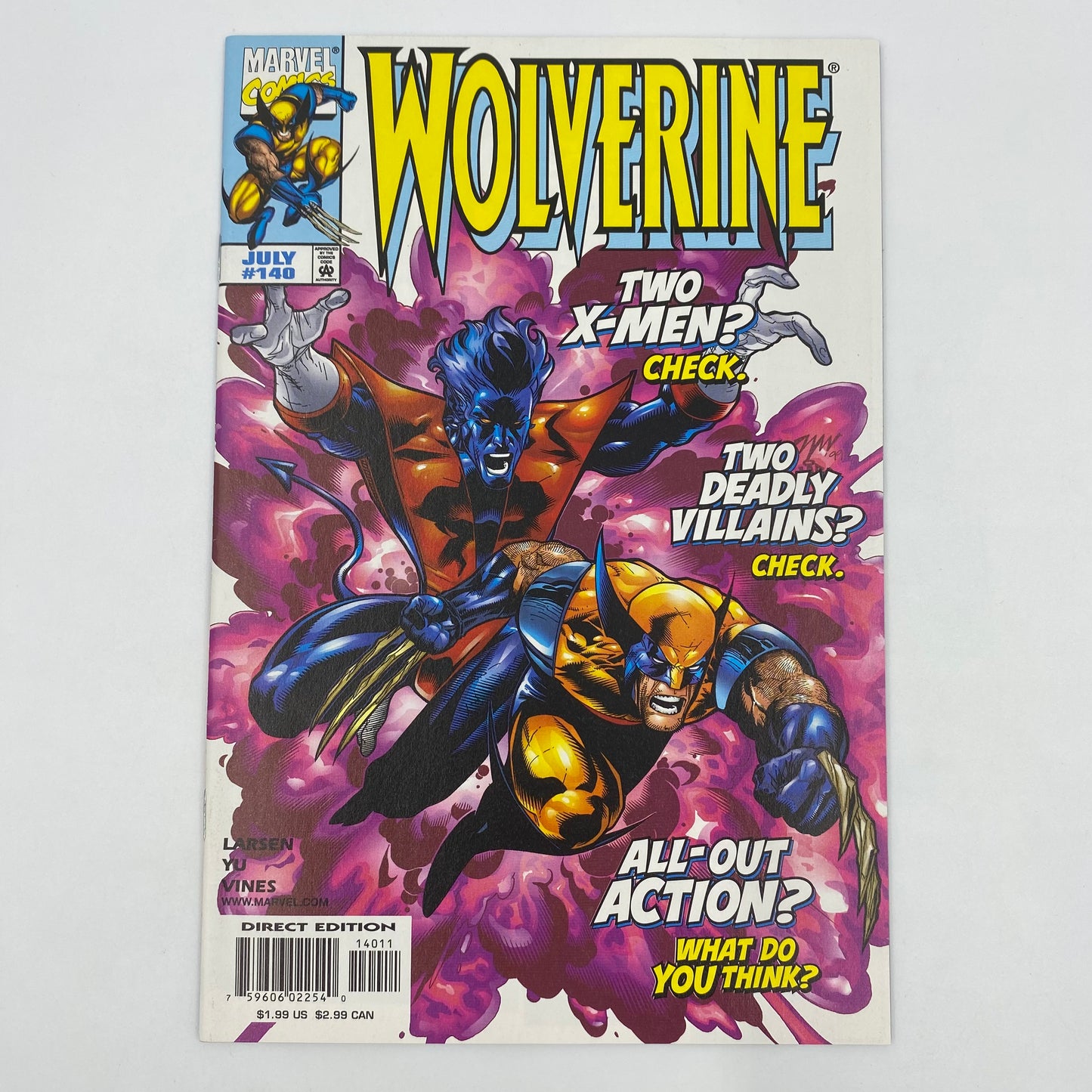 Wolverine #140 (1999) Marvel