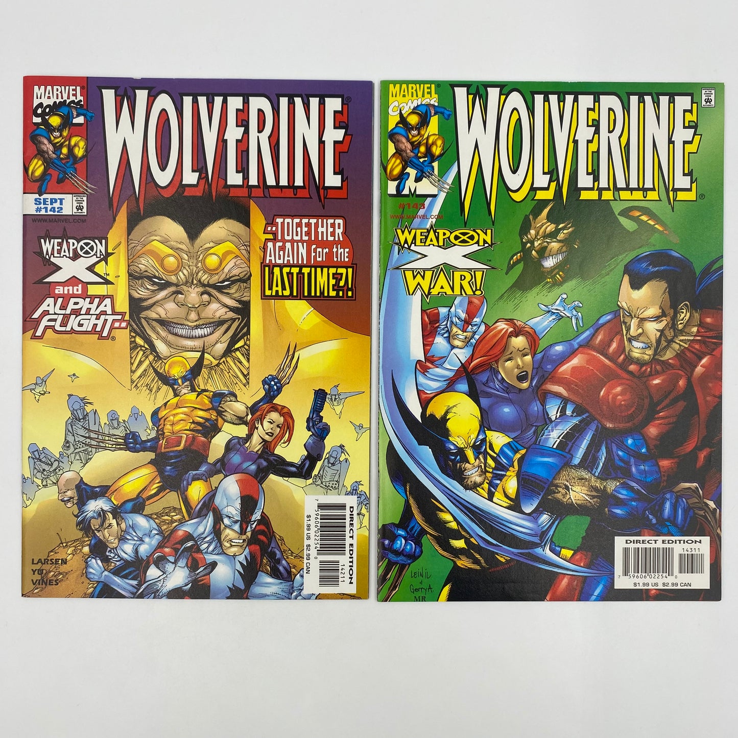 Wolverine #142-143 (1999) Marvel