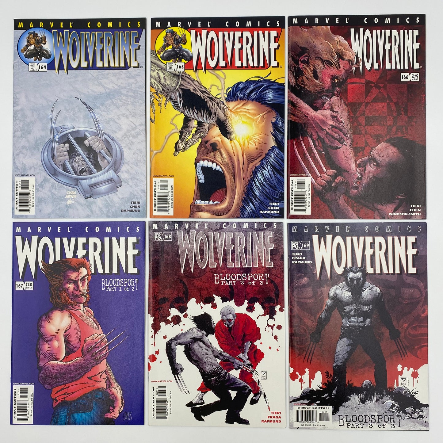 Wolverine #159-186 Frank Tieri & Sean Chen (2000-2003) Marvel