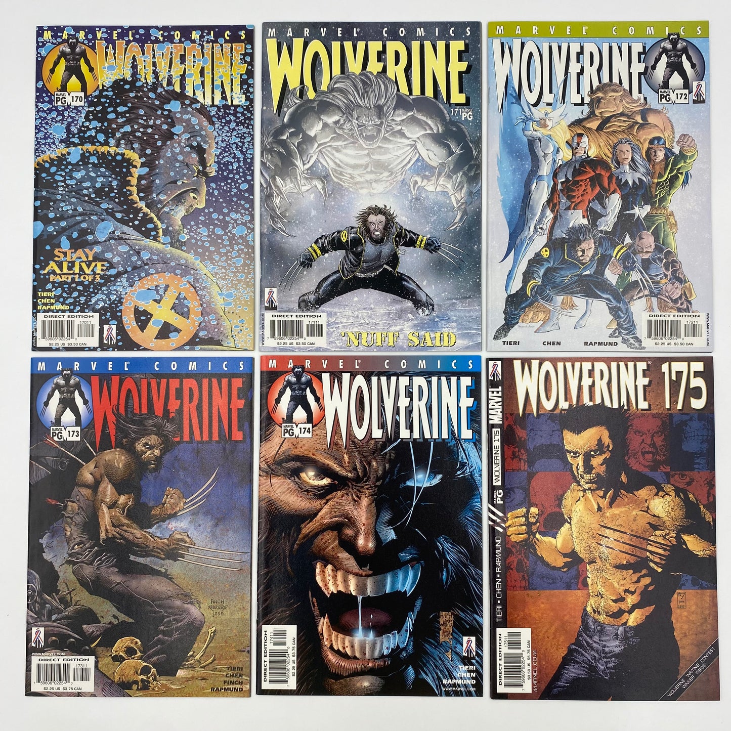 Wolverine #159-186 Frank Tieri & Sean Chen (2000-2003) Marvel