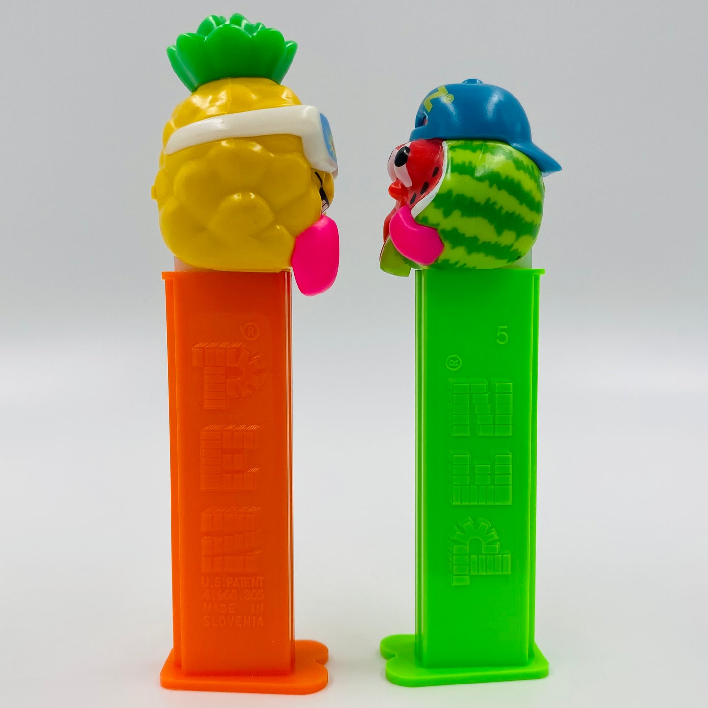 Pez Sourz complete set of 4 PEZ dispensers (2002) loose