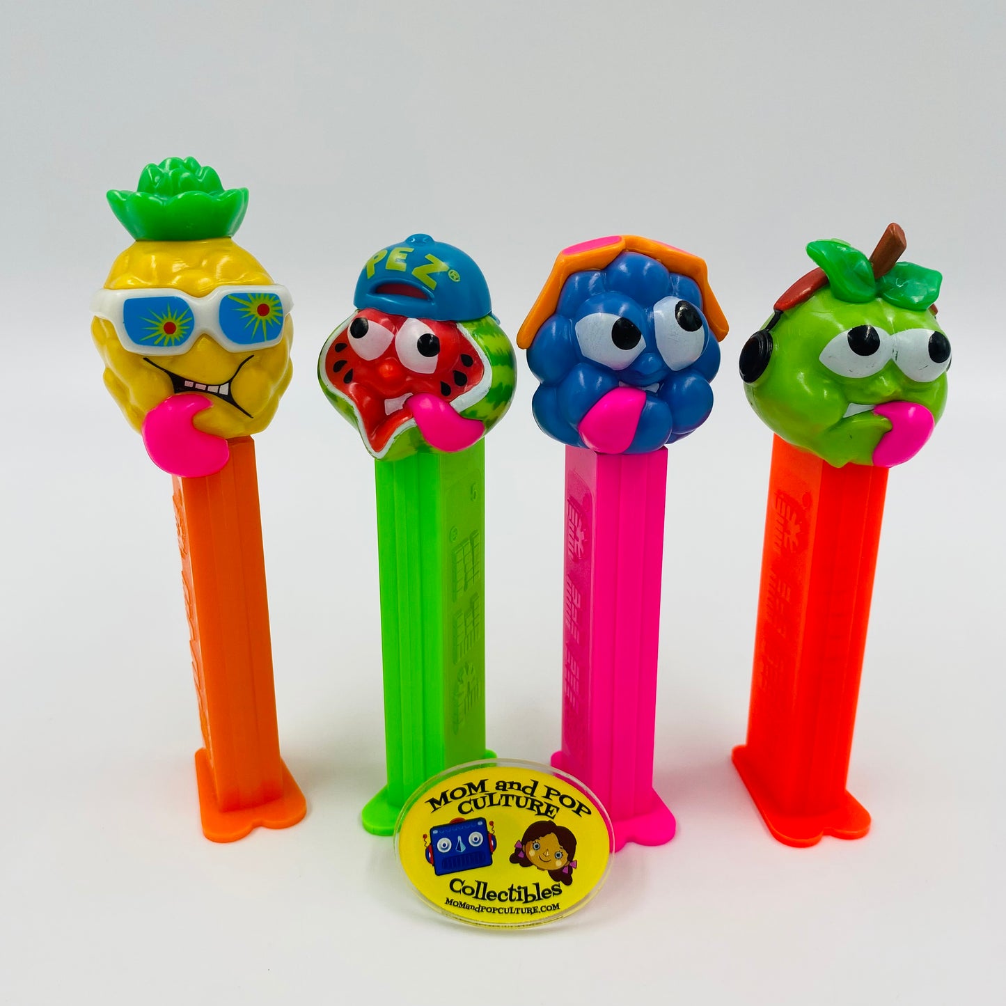 Pez Sourz complete set of 4 PEZ dispensers (2002) loose