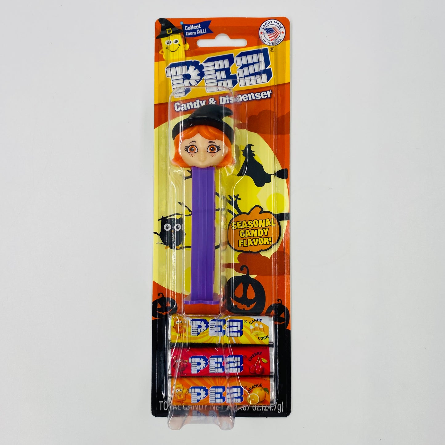 Halloween Witch PEZ dispenser (2018) carded 7.5 China