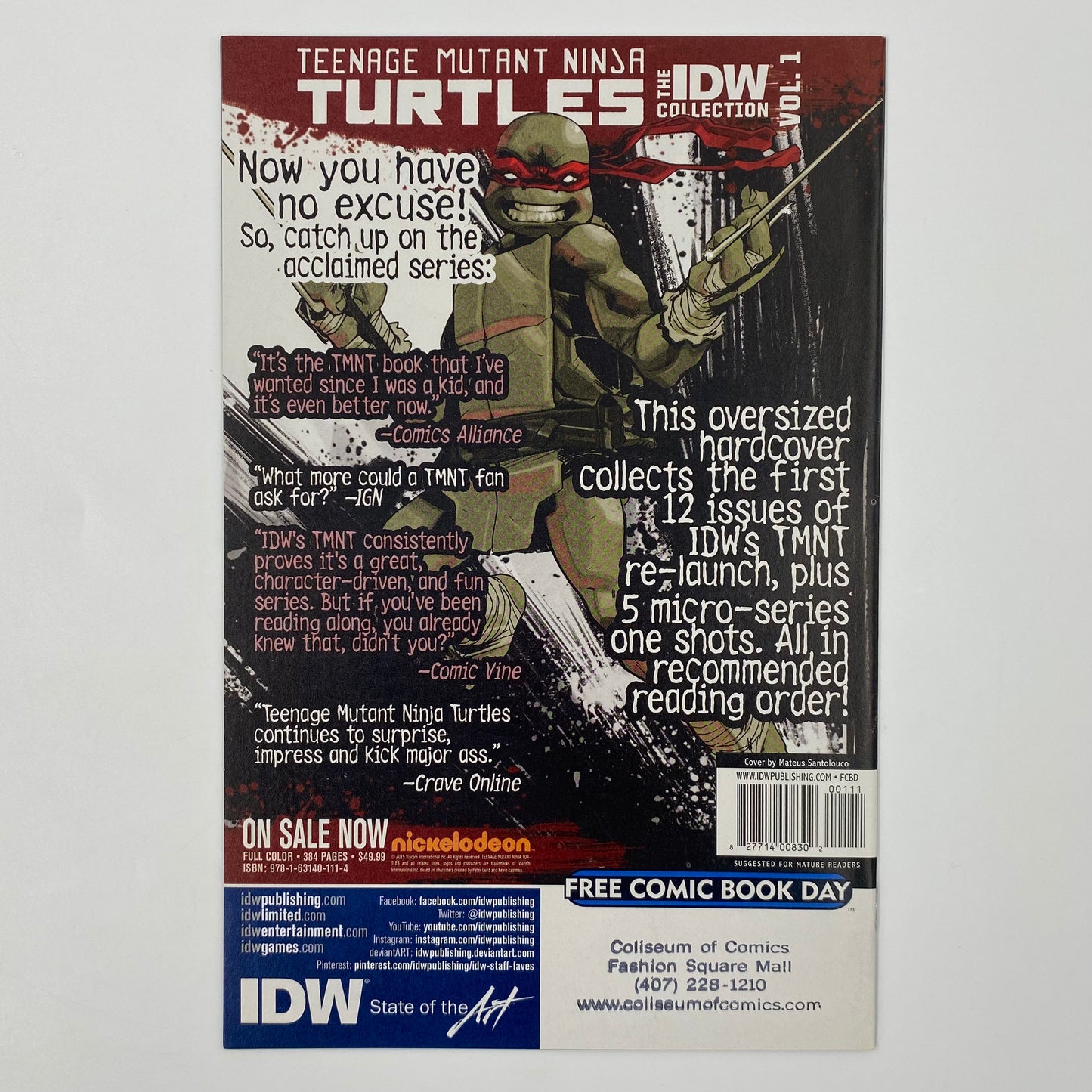 Teenage Mutant Ninja Turtles FCBD 2015 (2015) IDW