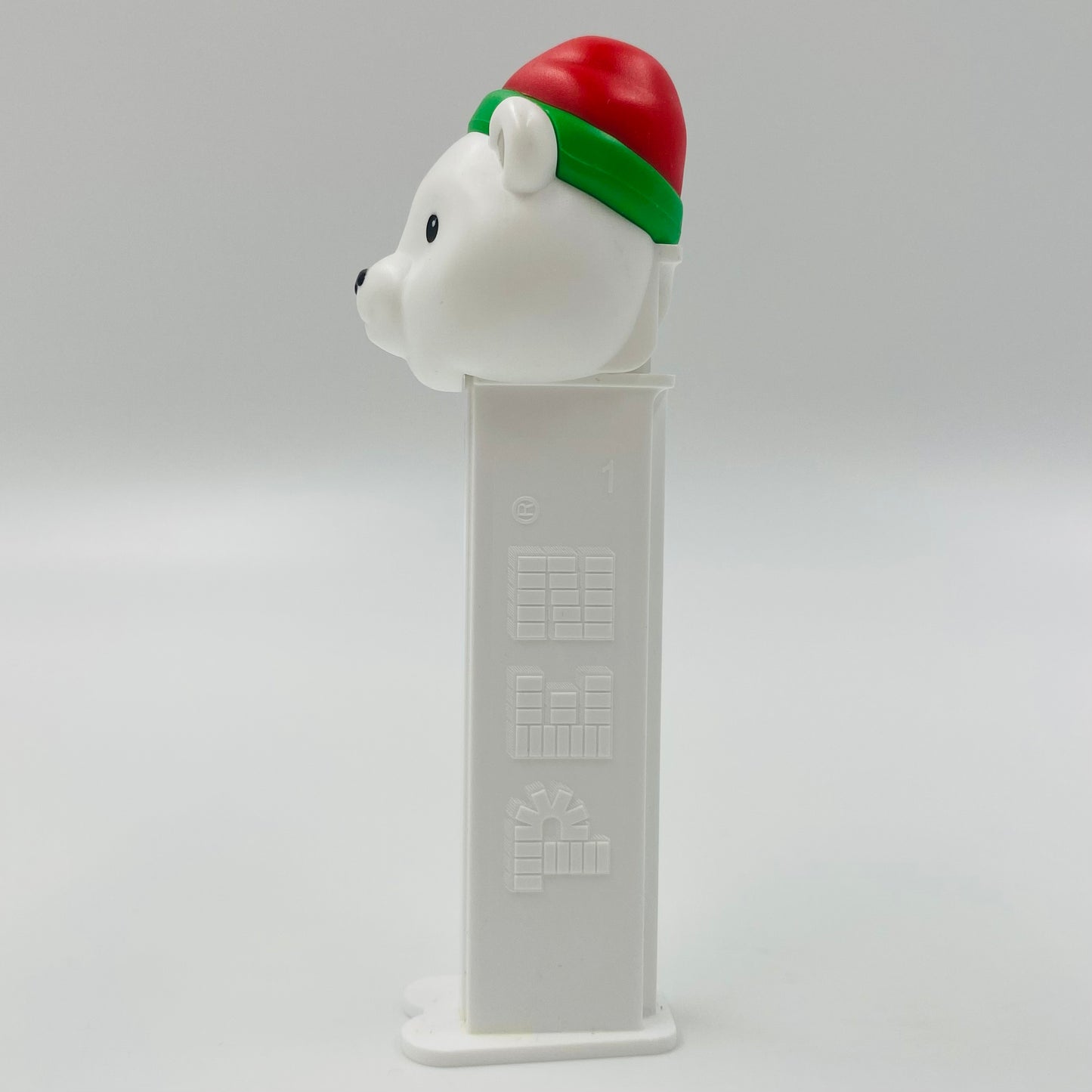 Christmas Winter Polar Bear with Winter Hat PEZ dispenser (2020) loose 7.5 Hungary
