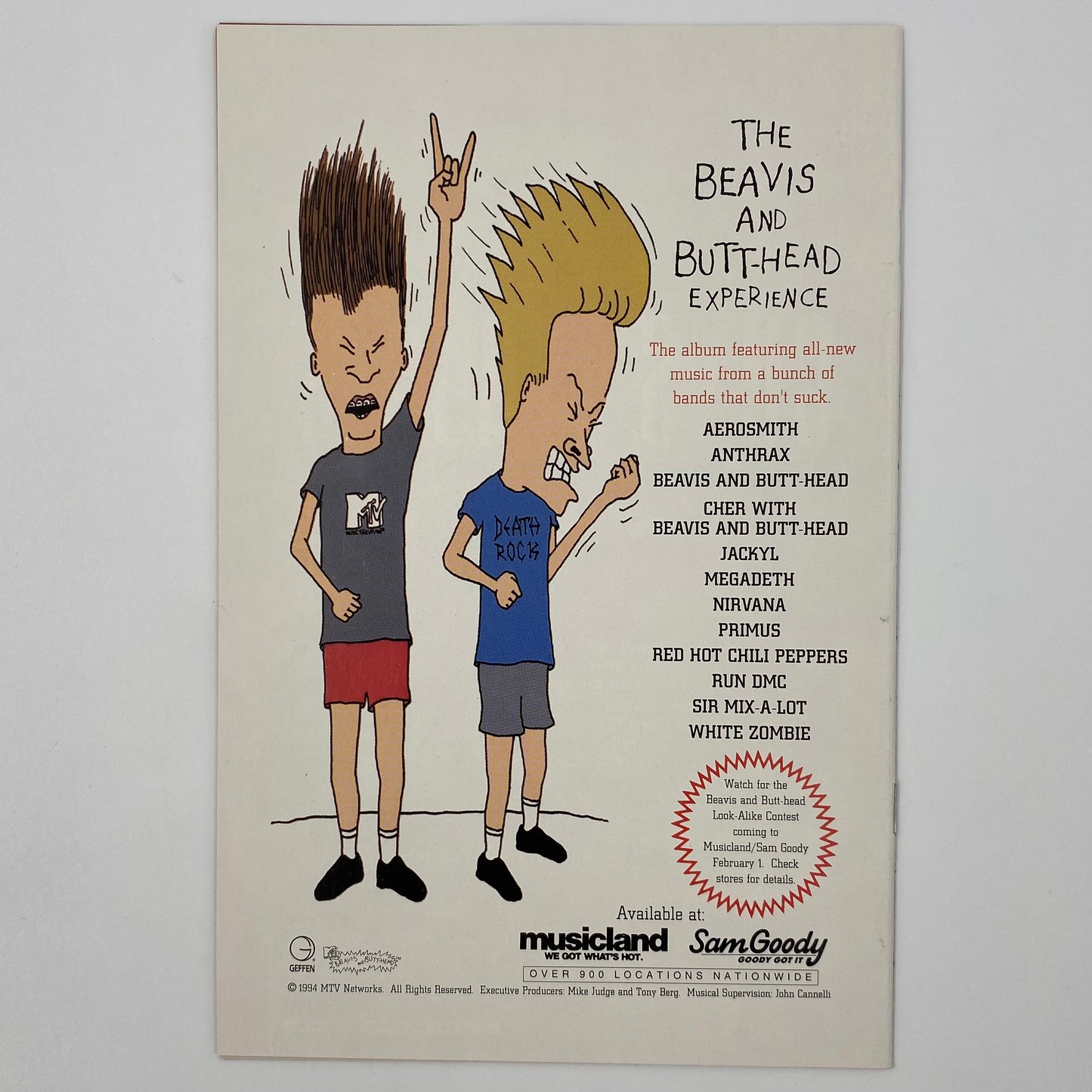 Beavis and Butthead #1 (1994) Marvel