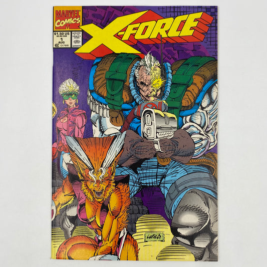 X-Force #1 unbagged/no card (1991) Marvel (FN)