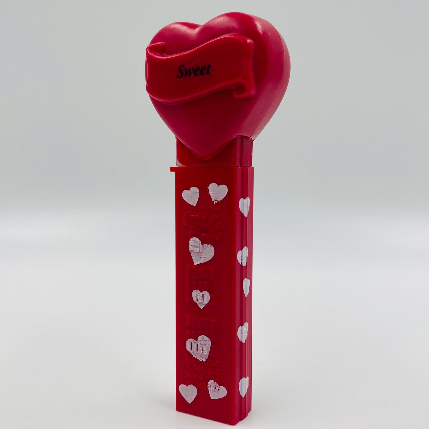 Valentine's Day Heart “SWEET” red PEZ dispenser (2005) loose 4.9 Hungary