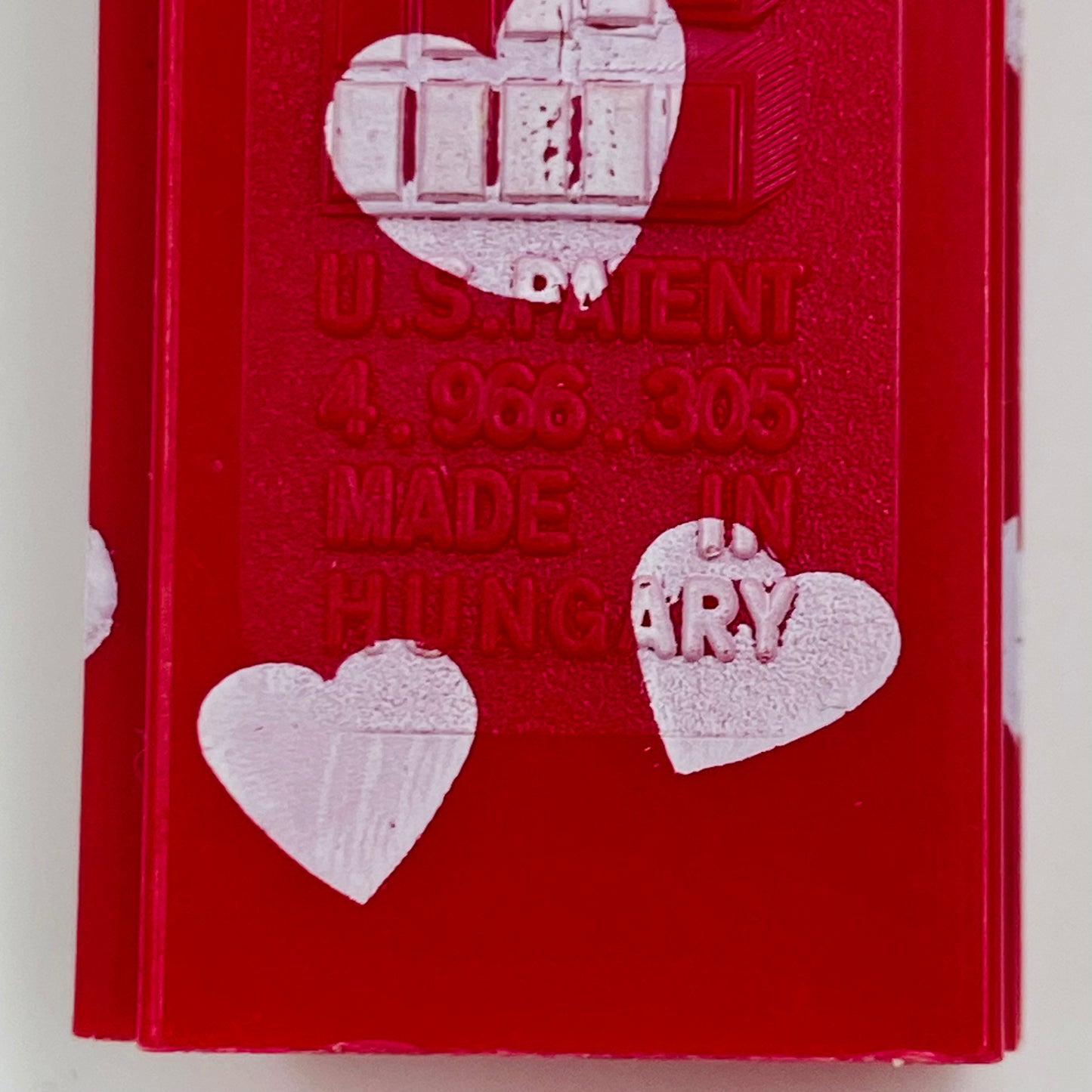 Valentine's Day Heart “SWEET” red PEZ dispenser (2005) loose 4.9 Hungary