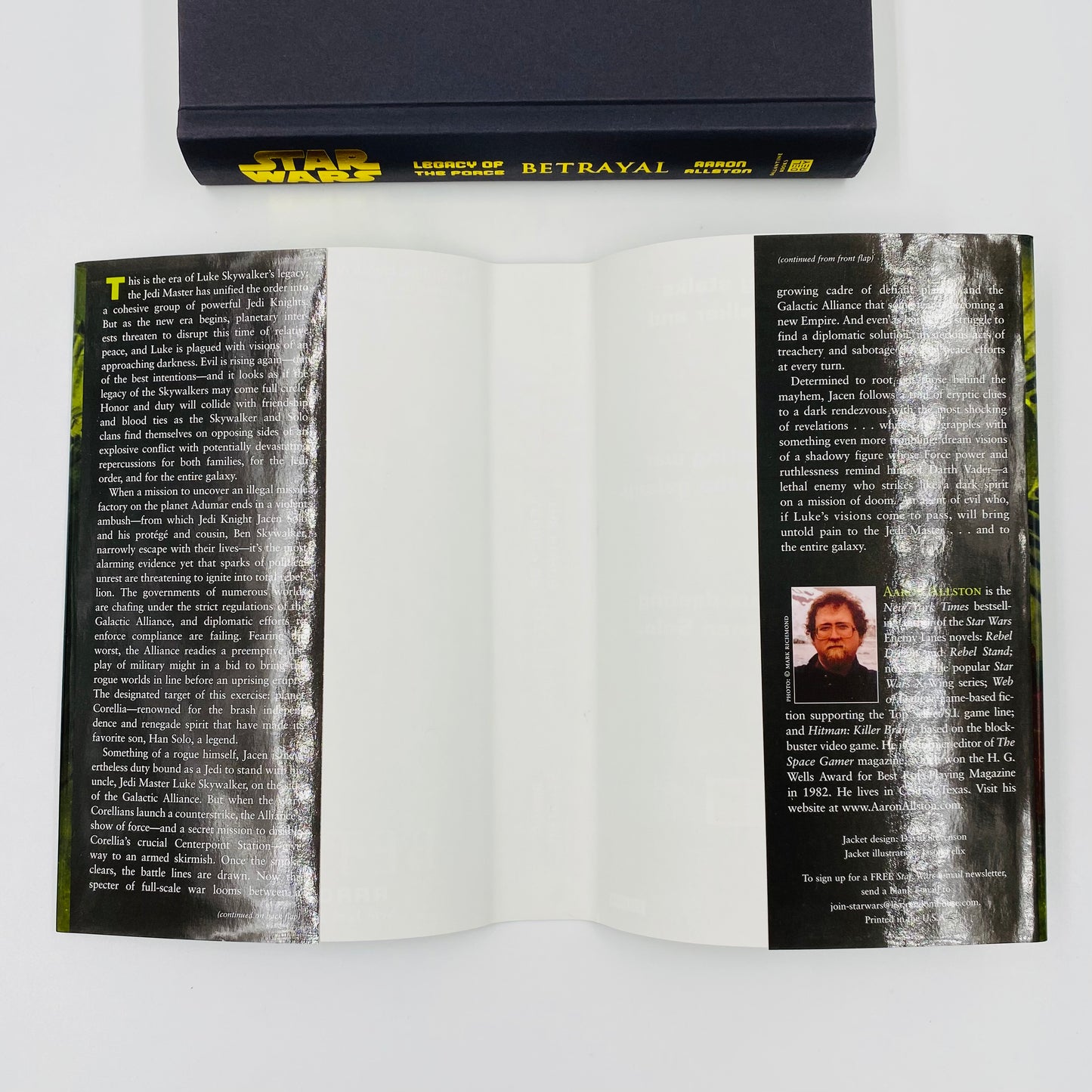 Star Wars Legacy of the Force Betrayal hardcover by Aaron Allston (2006) Del Rey