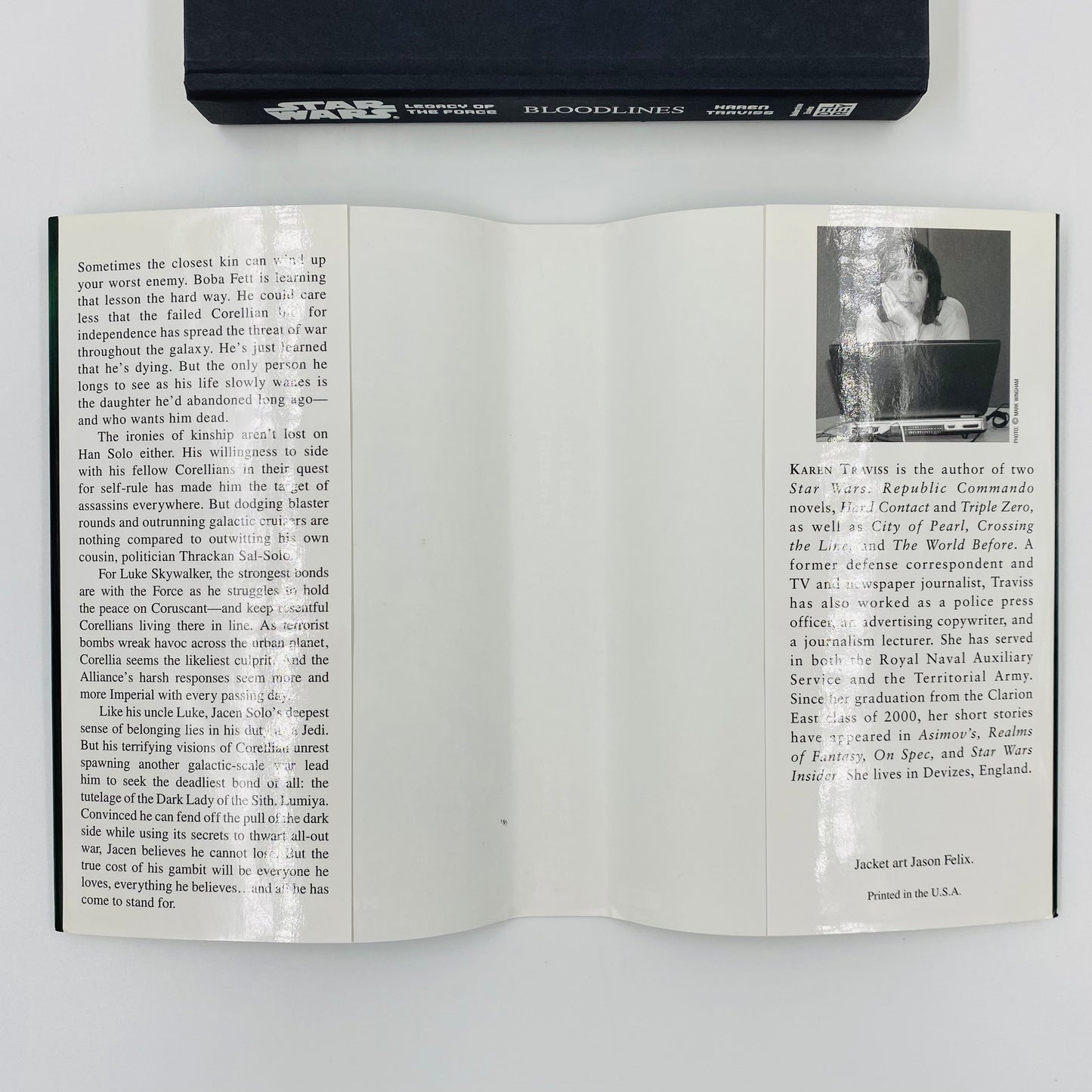 Star Wars Legacy of the Force Bloodlines hardcover by Karen Traviss (2006) Del Rey