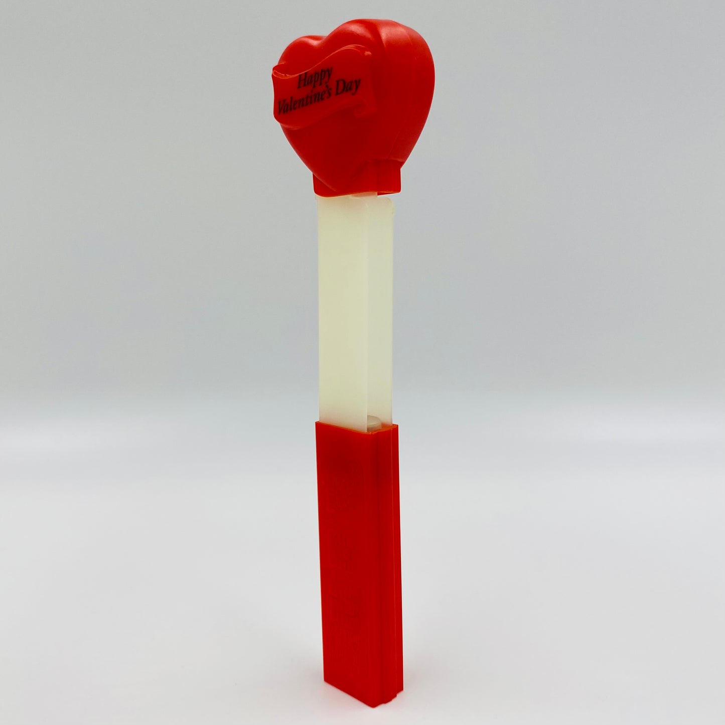 Valentine's Day Heart red on red “Happy Valentine's Day” PEZ dispenser (1996) loose 4.9 Hungary