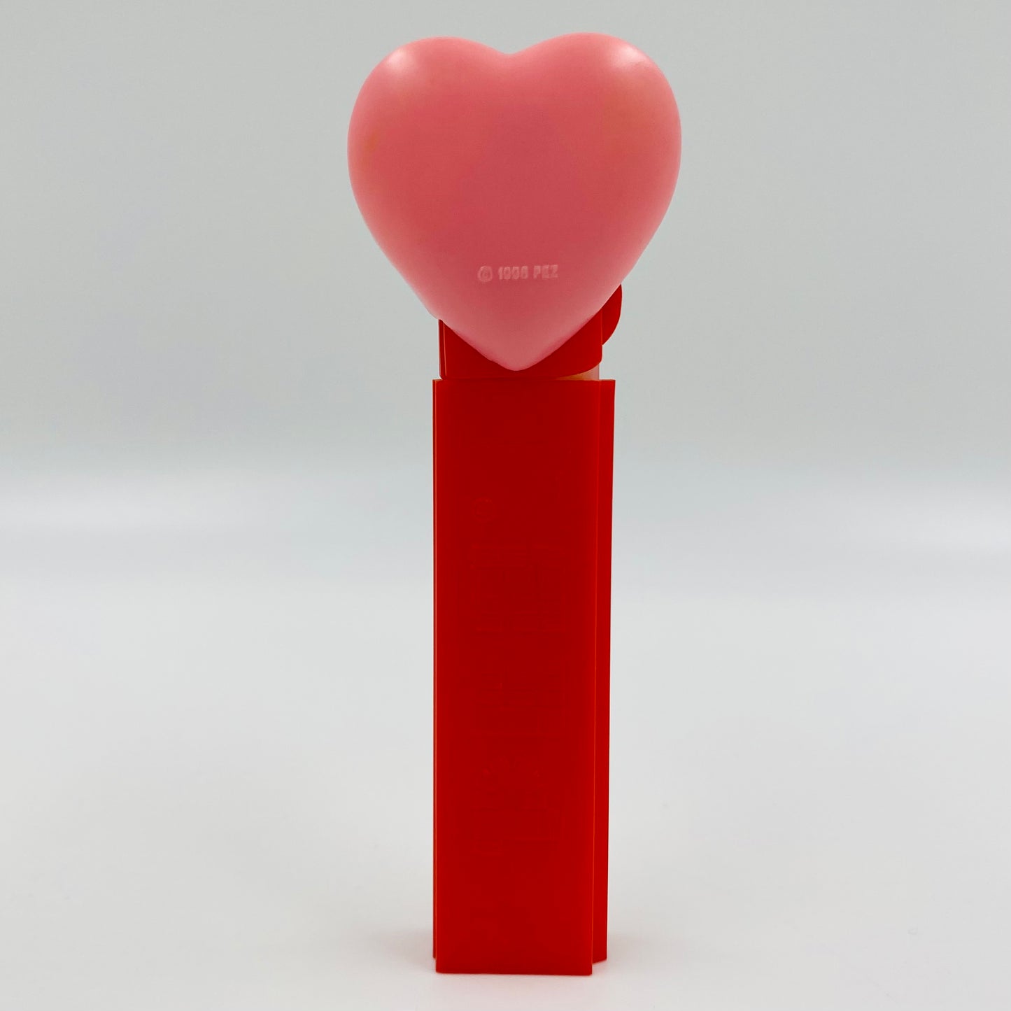 Valentine's Day Heart pink on red “Happy Valentine's Day” PEZ dispenser (1996) loose 4.9 Hungary