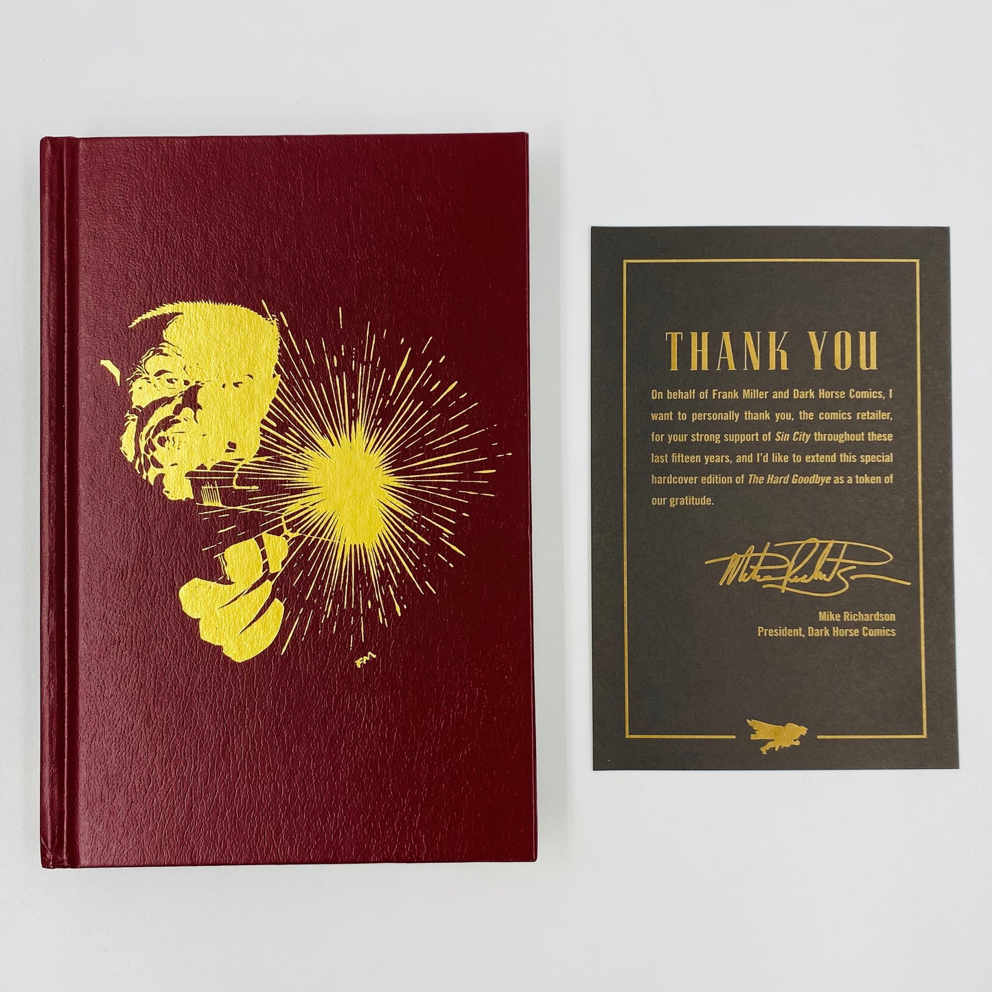 Sin City The Hard Goodbye comics retailer thank you edition HC (2006) Dark Horse