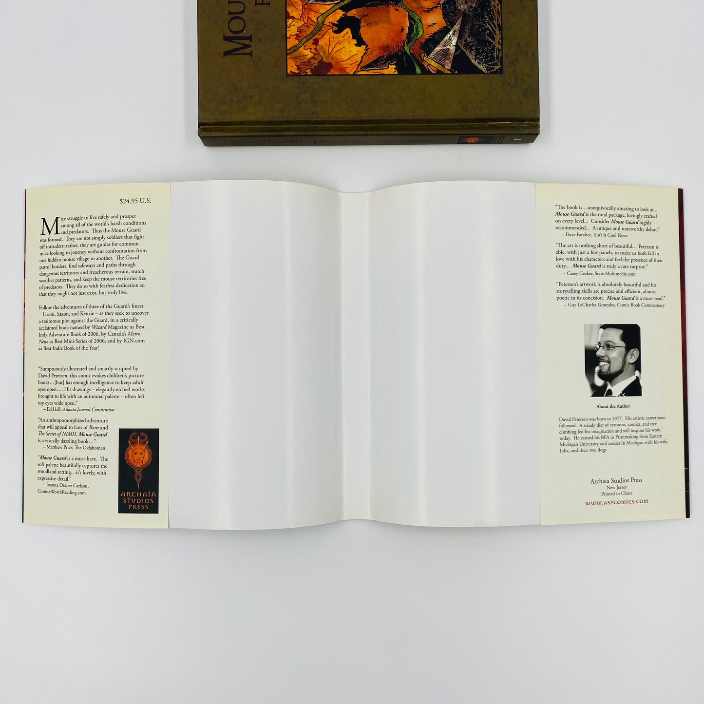 Mouse Guard volume #1 Fall 1152 1st edition HC (2007) Archaia Studios