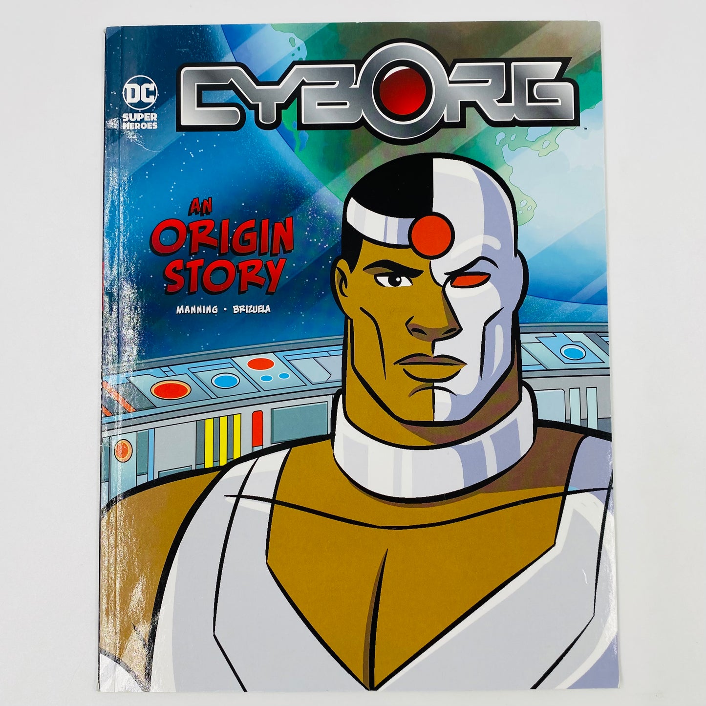 DC Super Heroes Cyborg an Origin Story softcover (2020) Capstone