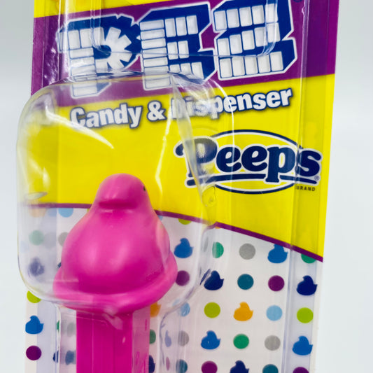 Easter Peeps Pink Chick PEZ dispenser (2021) carded 7.5 Hungary