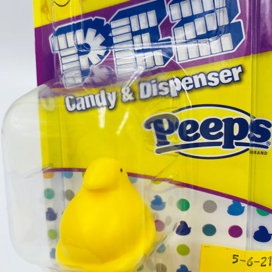 Easter Peeps Yellow Chick PEZ dispenser (2021) carded 7.5 Hungary