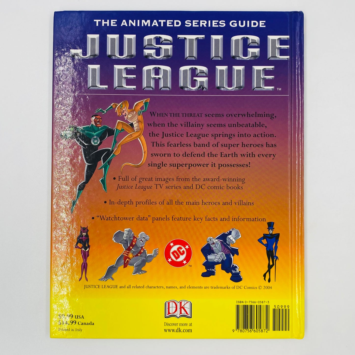 Justice League The Animated Series Guide hardcover (2004) DK