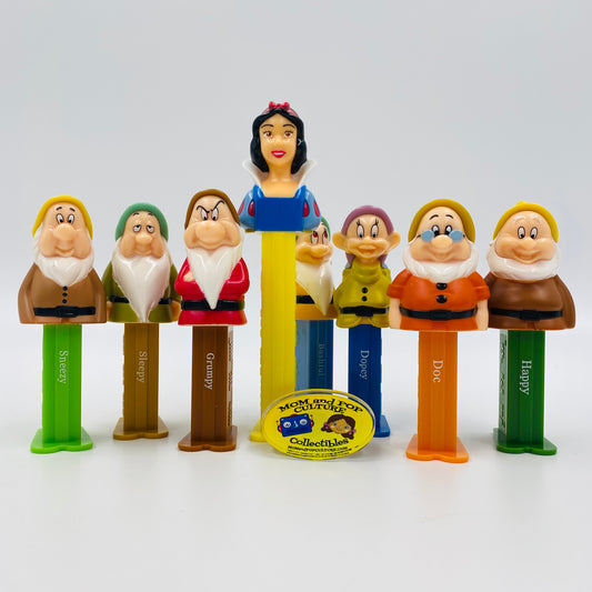 Disney Princess Snow White and the Seven Dwarfs complete set of 4 PEZ dispensers (2010) loose