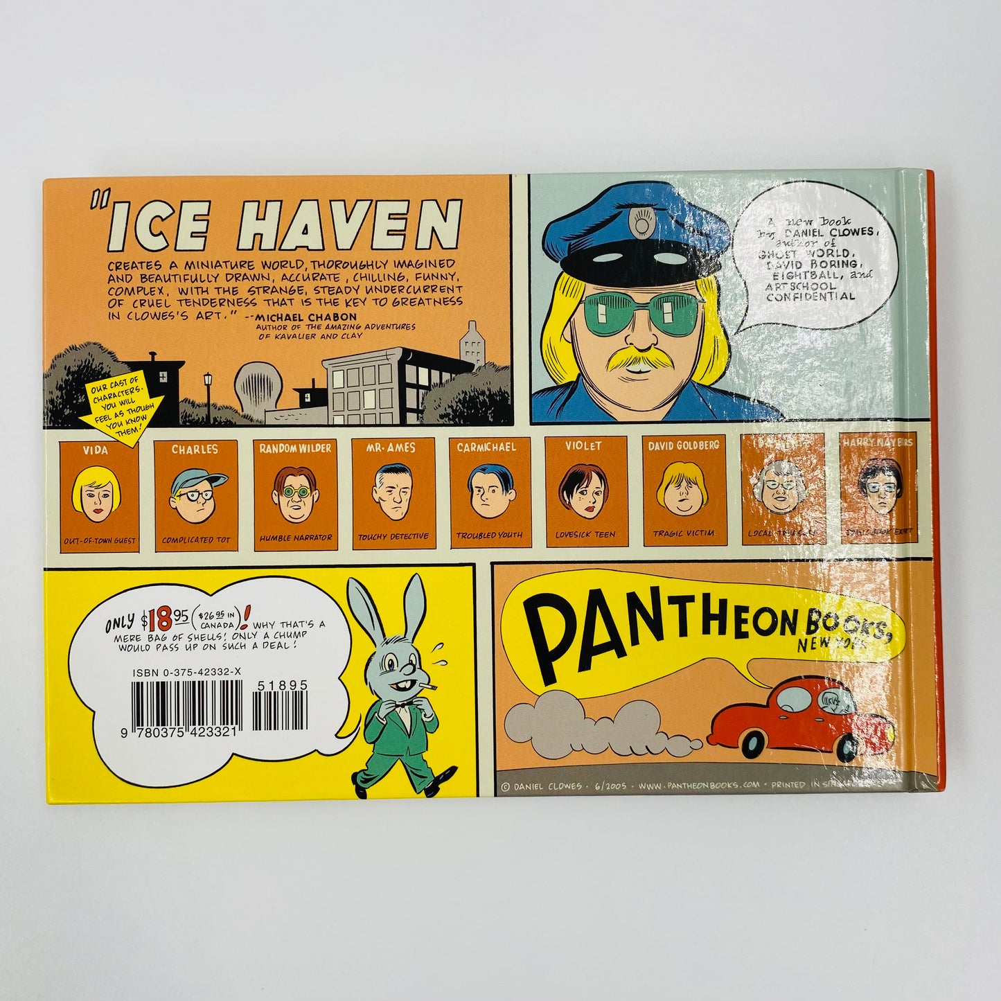 Ice Haven 1st edition signed HC (2005) Fantagraphics (SIGNED)