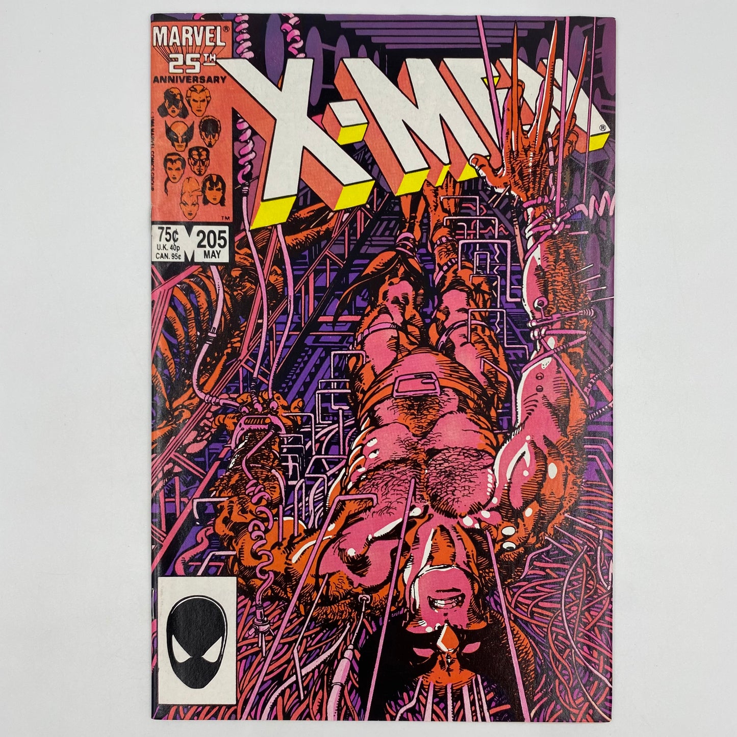 Uncanny X-Men direct edition #205 “Wounded Wolf”(1986) Marvel (FN)