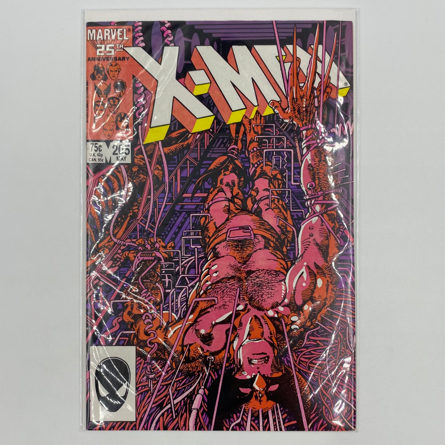 Uncanny X-Men direct edition #205 “Wounded Wolf”(1986) Marvel (FN)