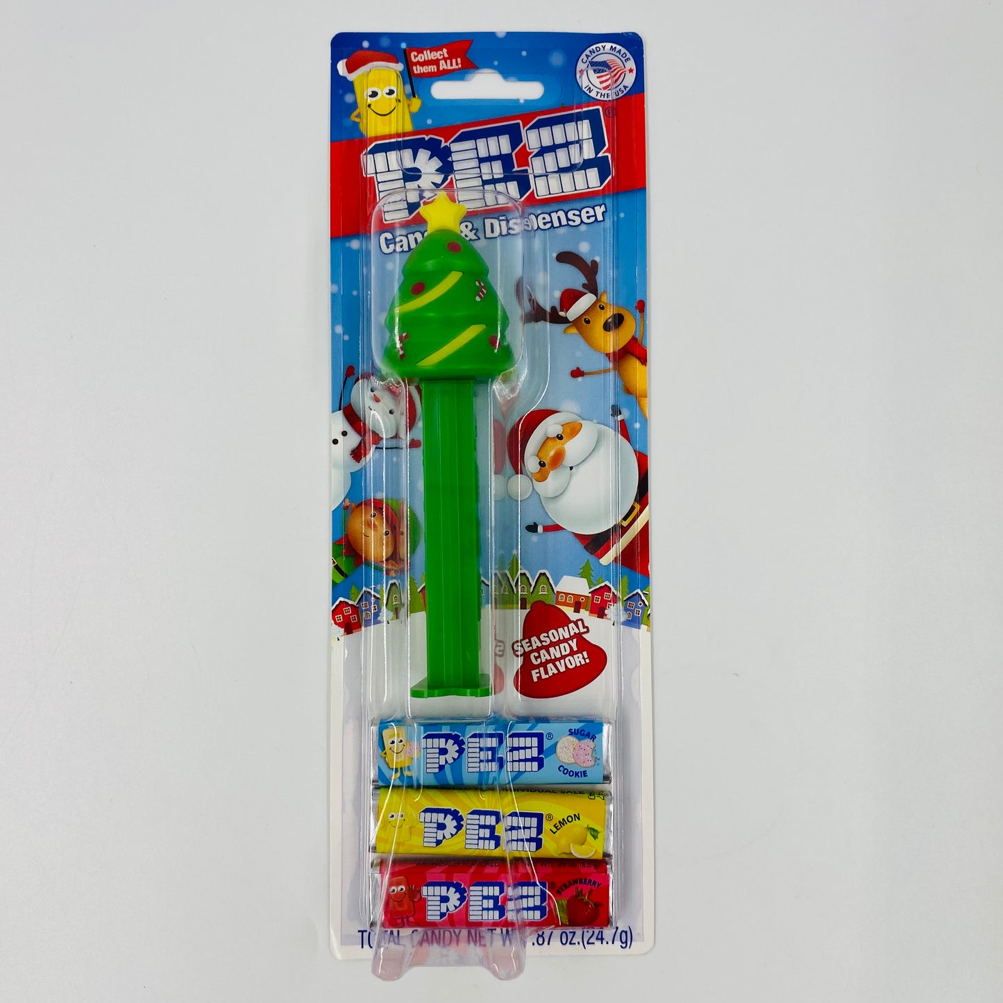 Christmas Tree PEZ dispenser (2019) carded 7.5 China