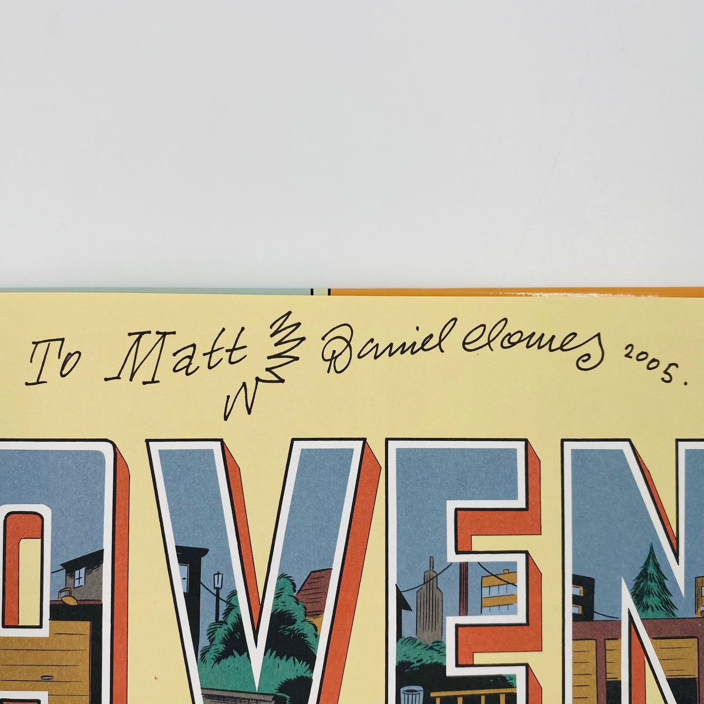 Ice Haven 1st edition signed HC (2005) Fantagraphics (SIGNED)