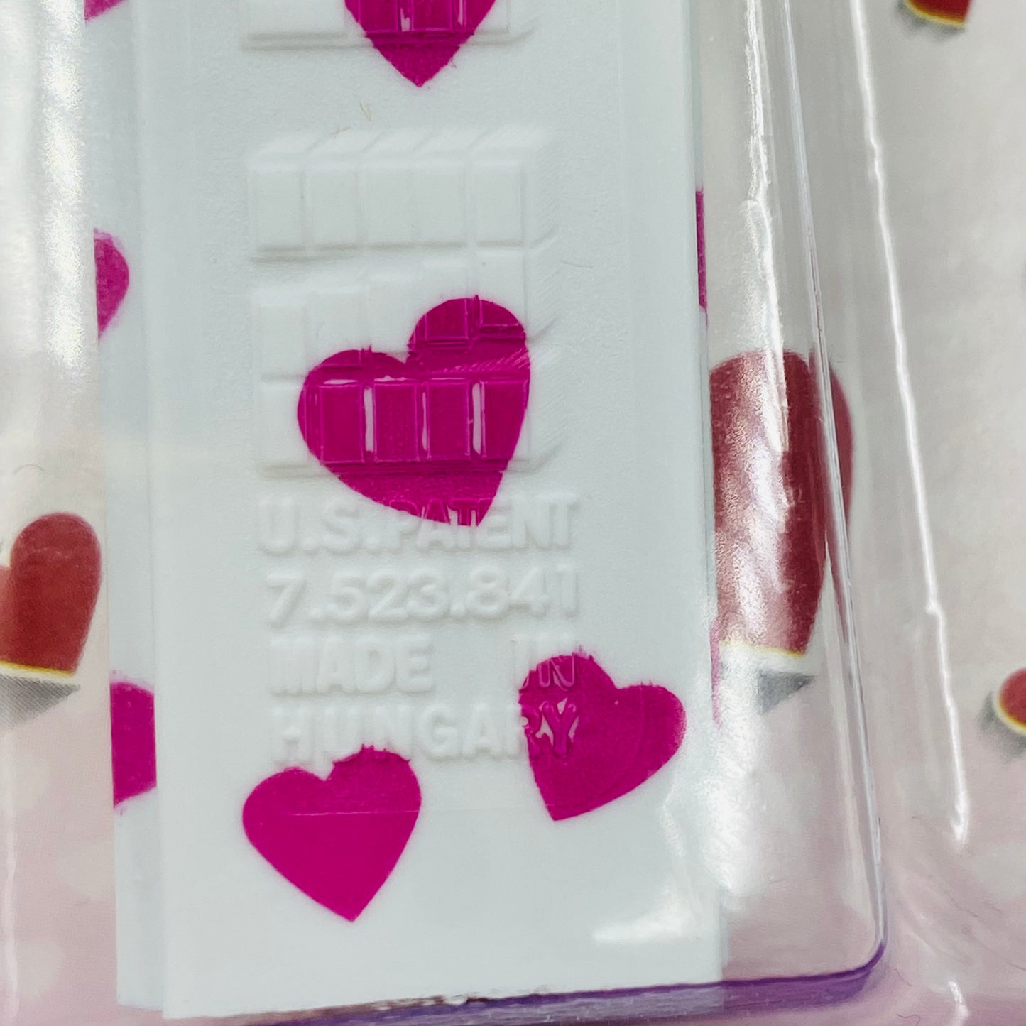 Valentine's Day Happy 'Heart' Day Crystal Heart PEZ dispenser (2015) carded 7.5 Hungary
