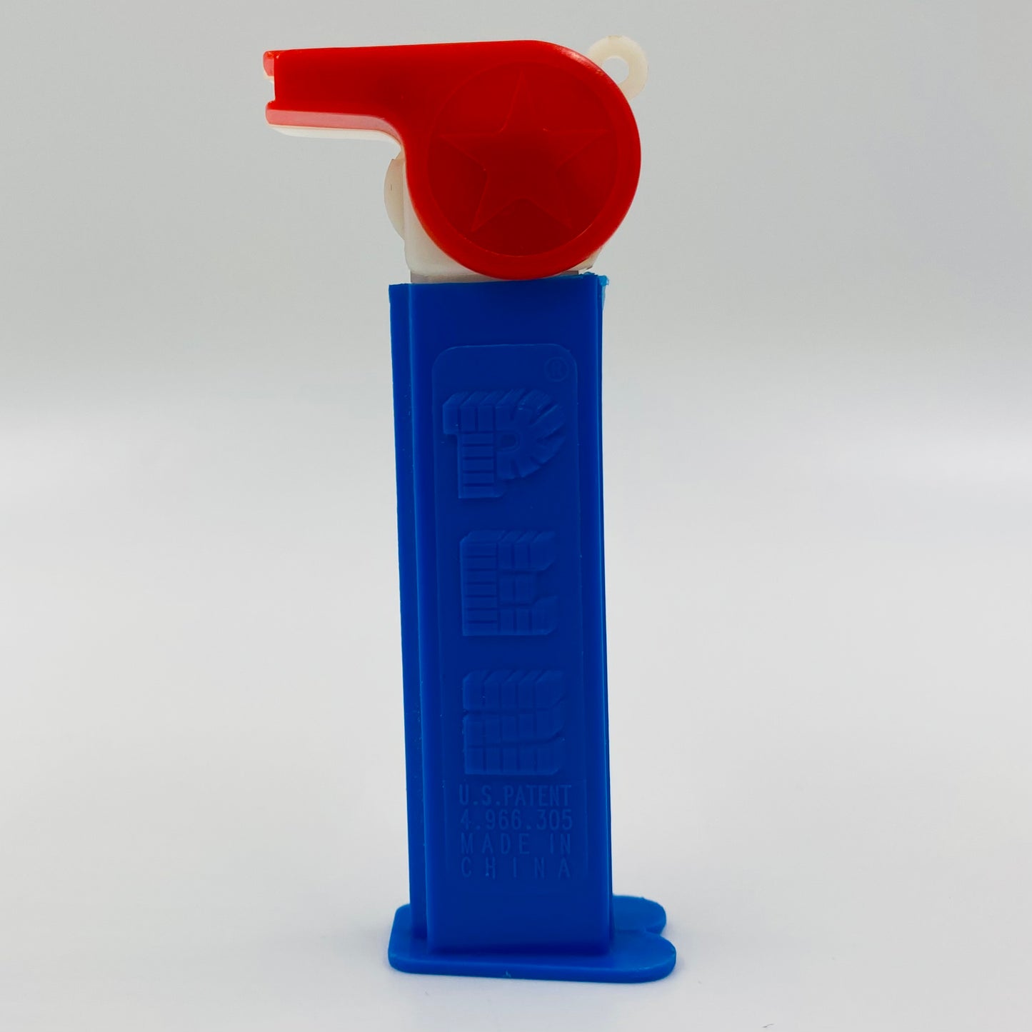 PEZ Coach Whistle (white/red) PEZ dispenser (1990's) loose 4.9 China
