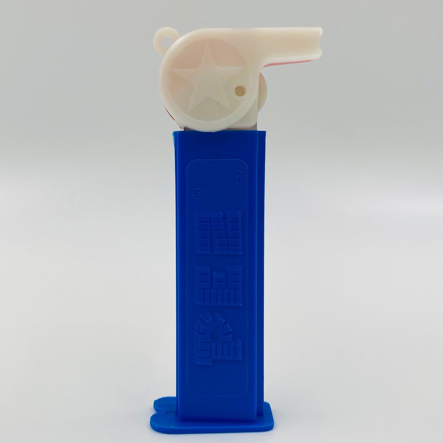 PEZ Coach Whistle (white/red) PEZ dispenser (1990's) loose 4.9 China