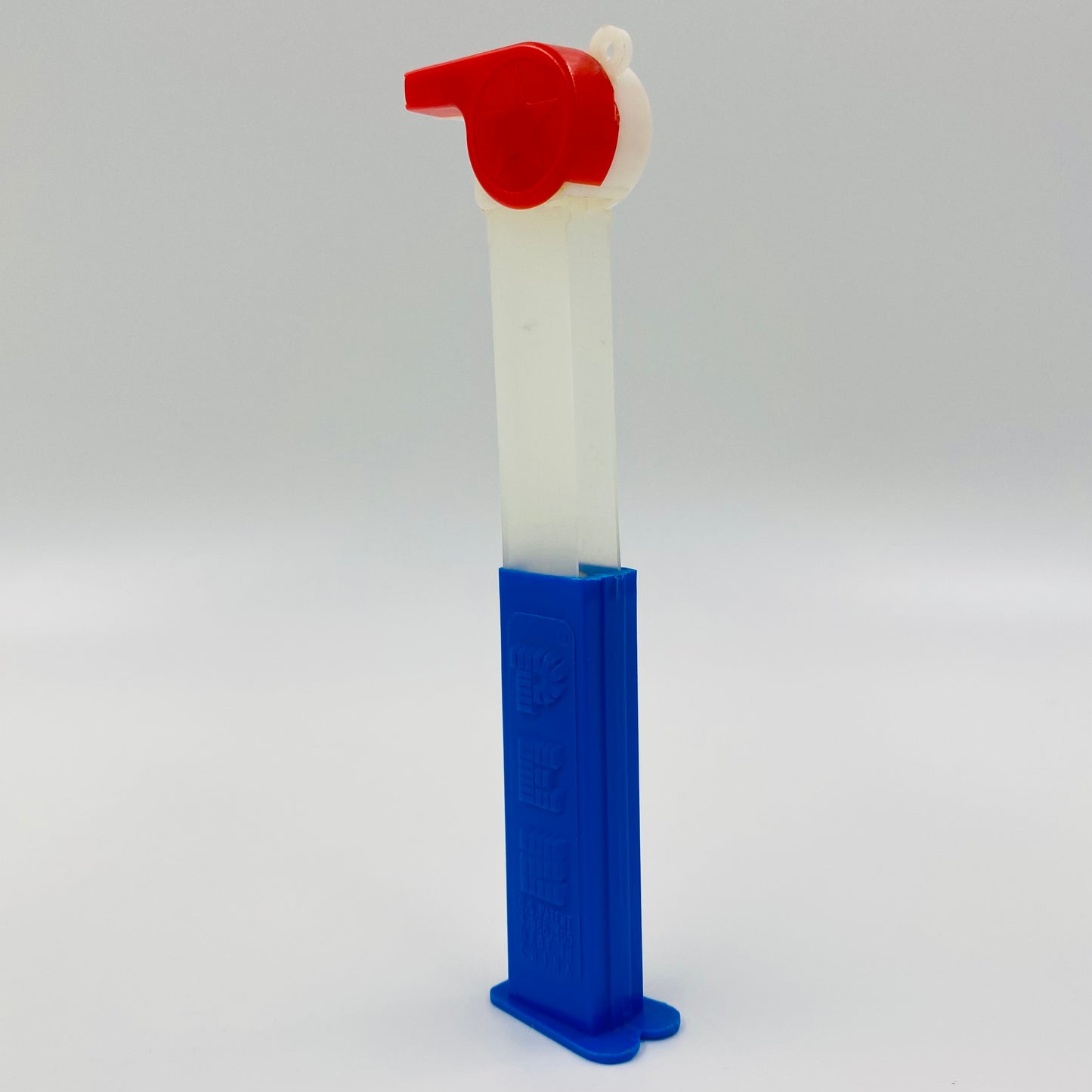 PEZ Coach Whistle (white/red) PEZ dispenser (1990's) loose 4.9 China