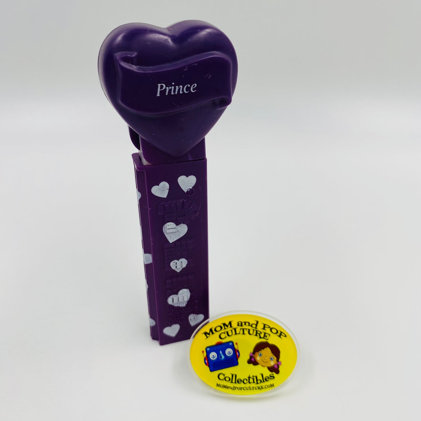 Valentine's Day Heart “Prince” purple PEZ dispenser (2005) loose 4.9 Hungary