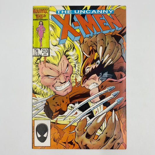 Uncanny X-Men #213 direct edition ”Psylocke” (1986) Marvel (FN)