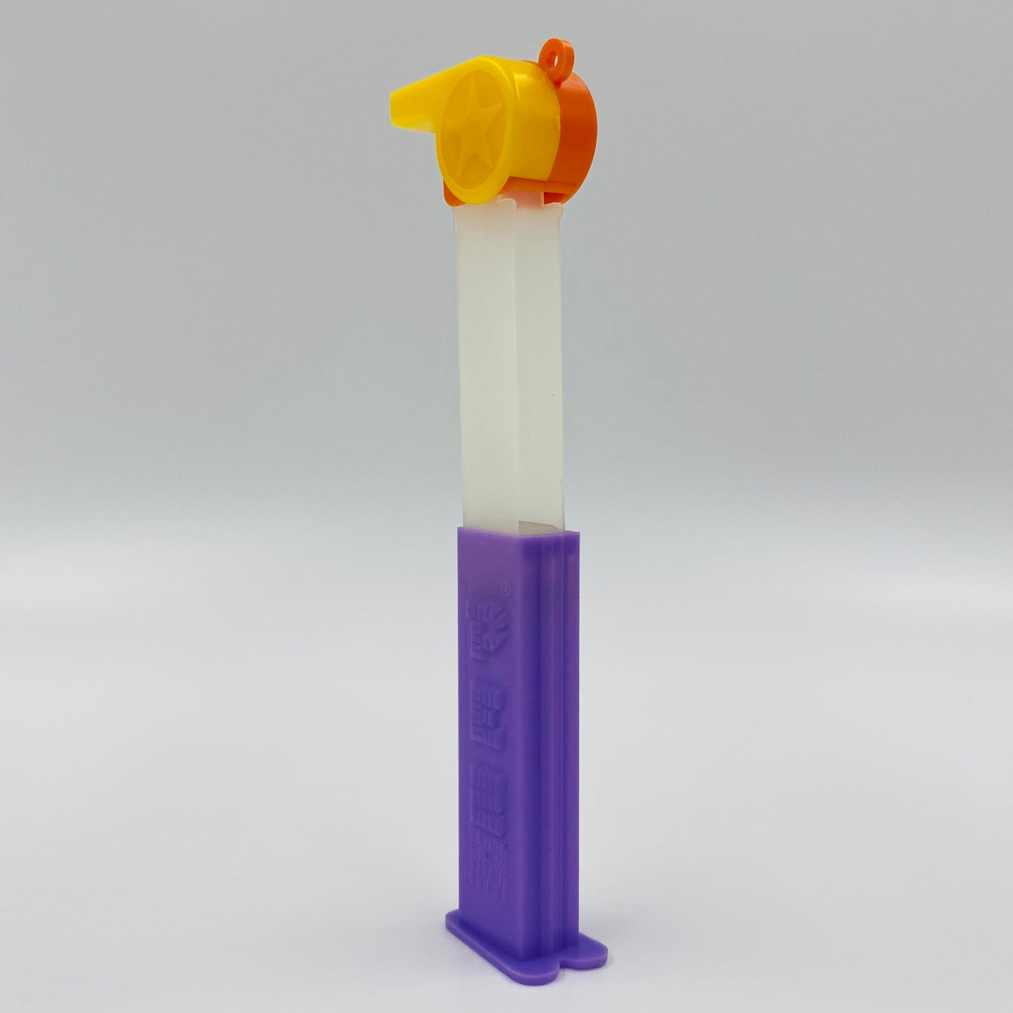 PEZ Coach Whistle (orange/yellow) PEZ dispenser (1990's) loose 4.9 China