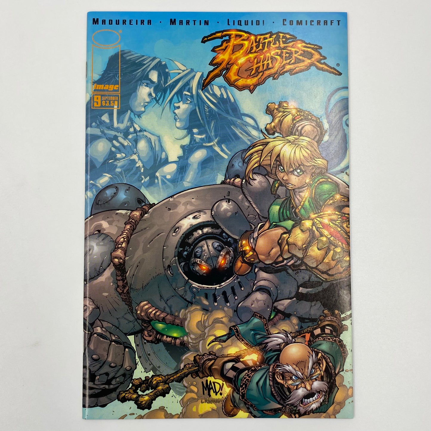 Battle Chasers #1-9 (1998-2001) Image/Ciffhanger & DC/Cliffhanger