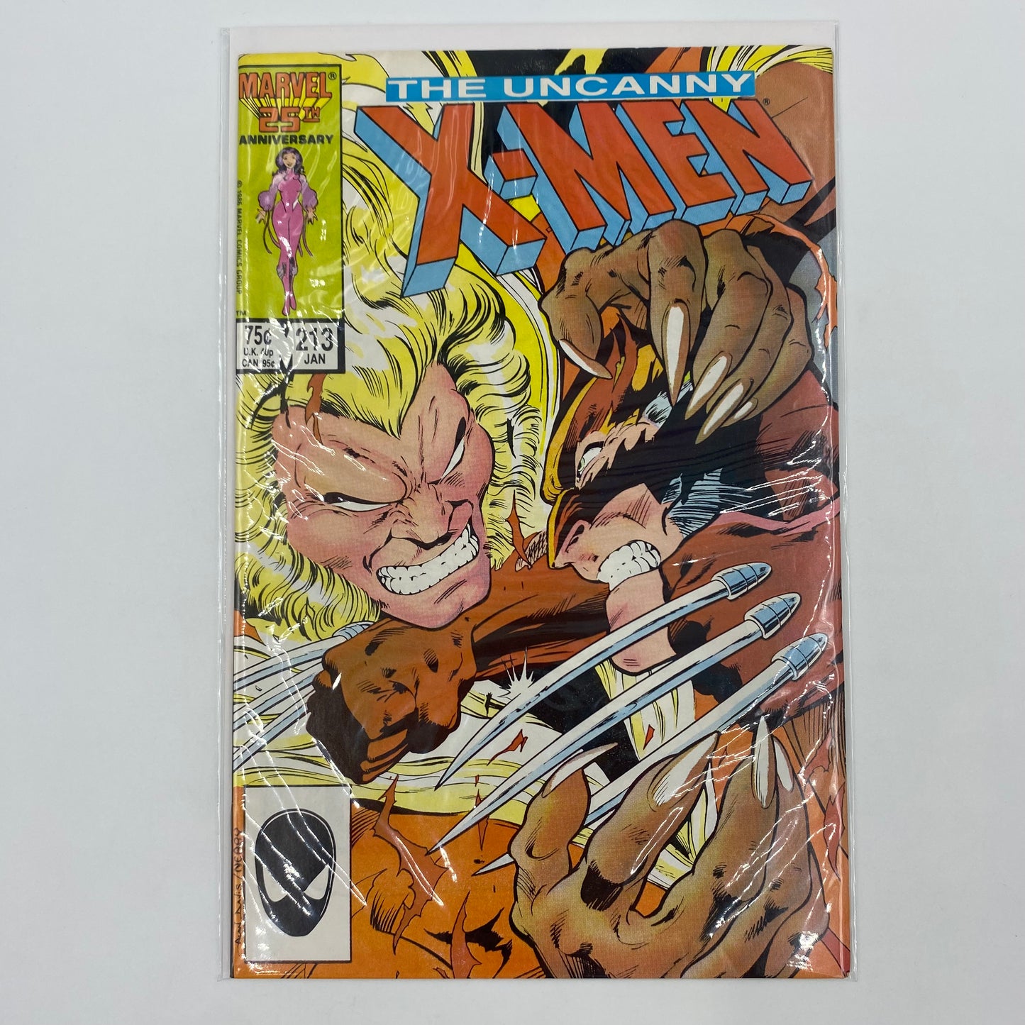 Uncanny X-Men #213 direct edition ”Psylocke” (1986) Marvel (FN)