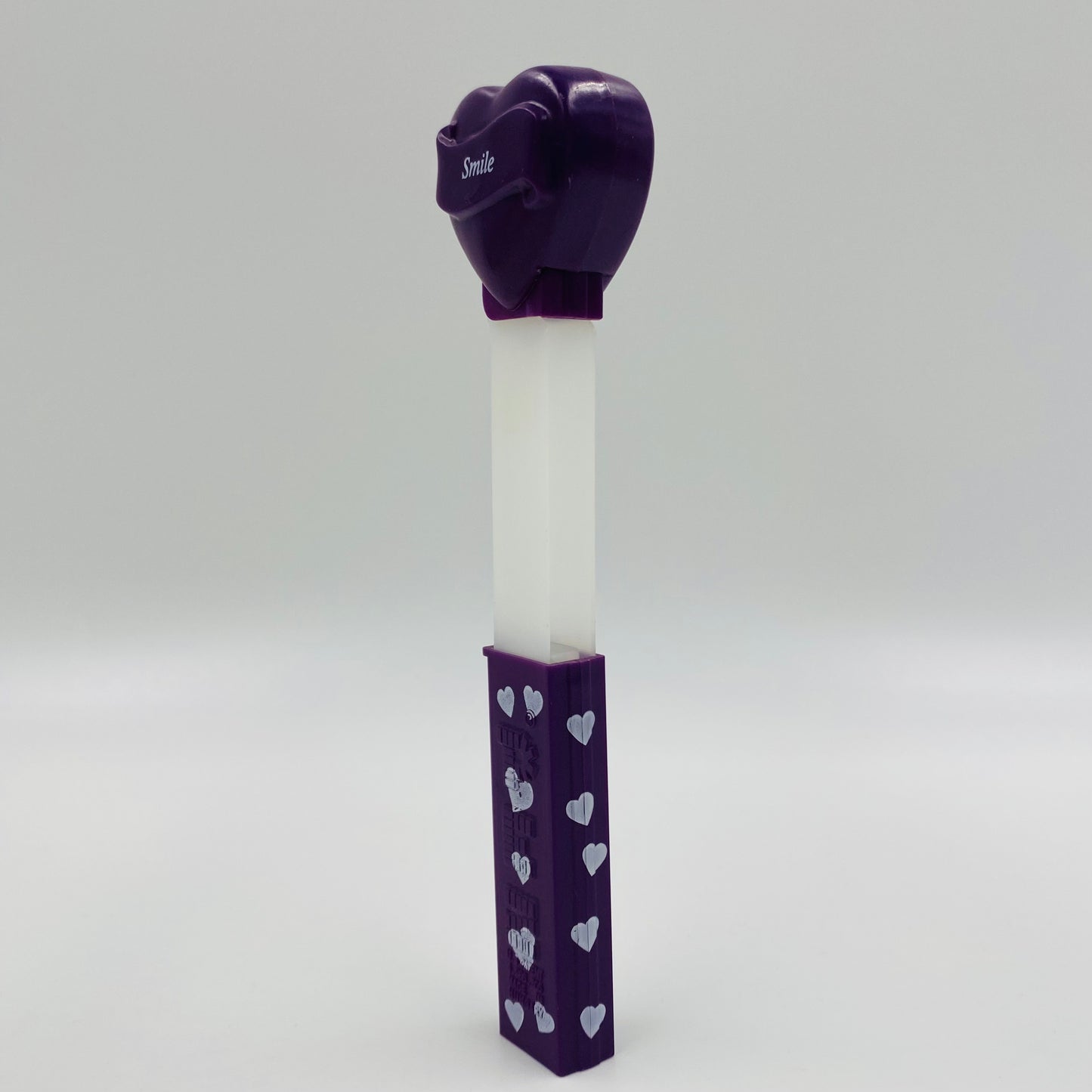 Valentine's Day Heart “Smile” purple PEZ dispenser (2005) loose 4.9 Hungary