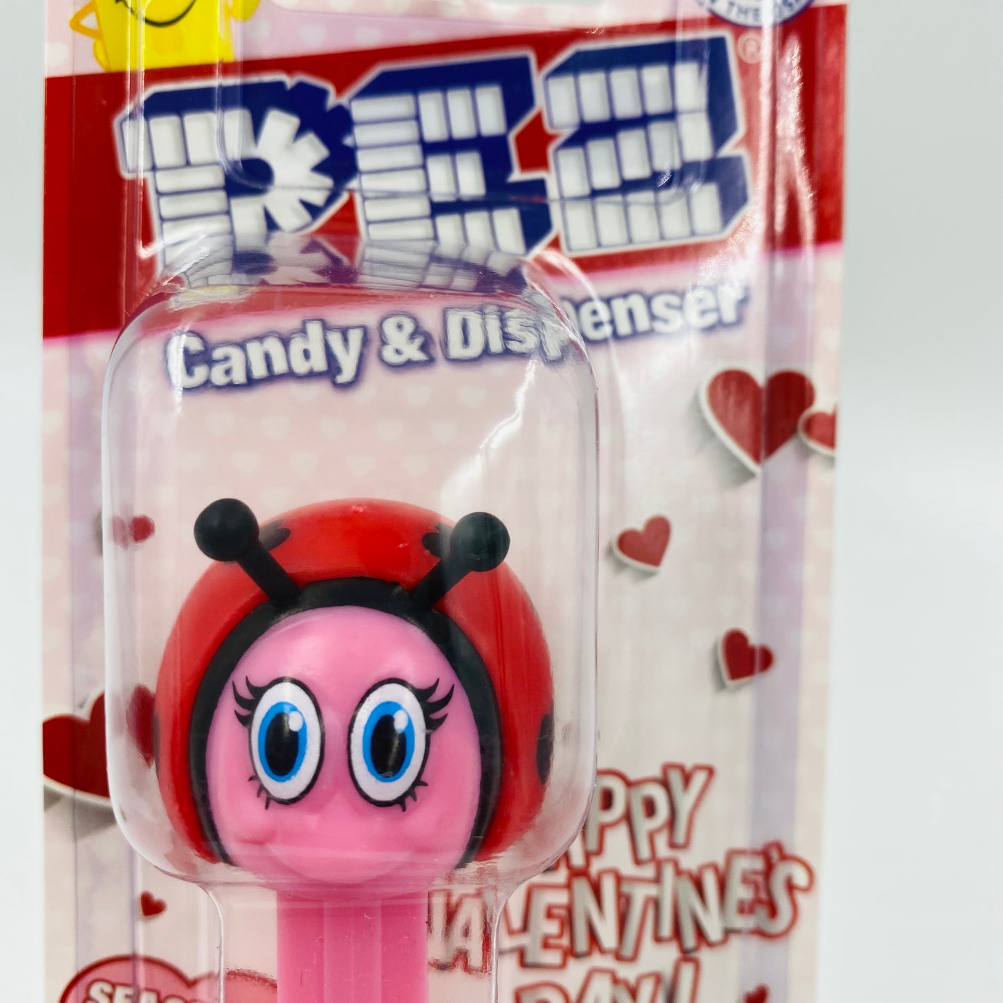 Valentine's Day Lady Bug PEZ dispenser (2019) carded 7.5 Hungary