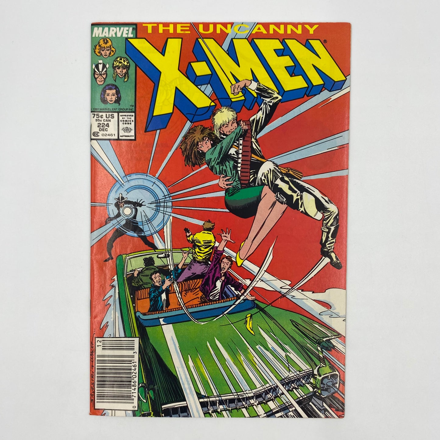 Uncanny X-Men #224 newsstand edition “The Dark Before the Dawn” (1987) Marvel (FN)