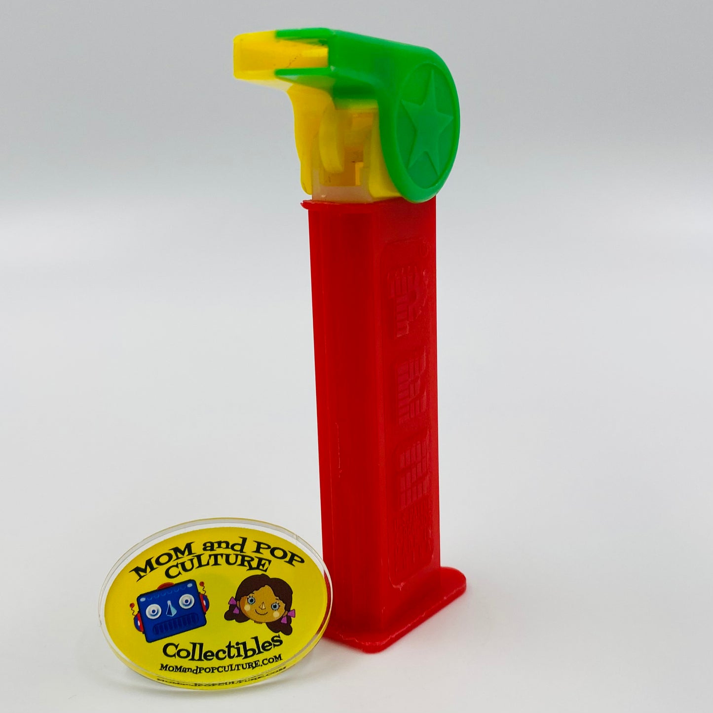 PEZ Coach Whistle (yellow/green) PEZ dispenser (1990's) loose 4.9 China