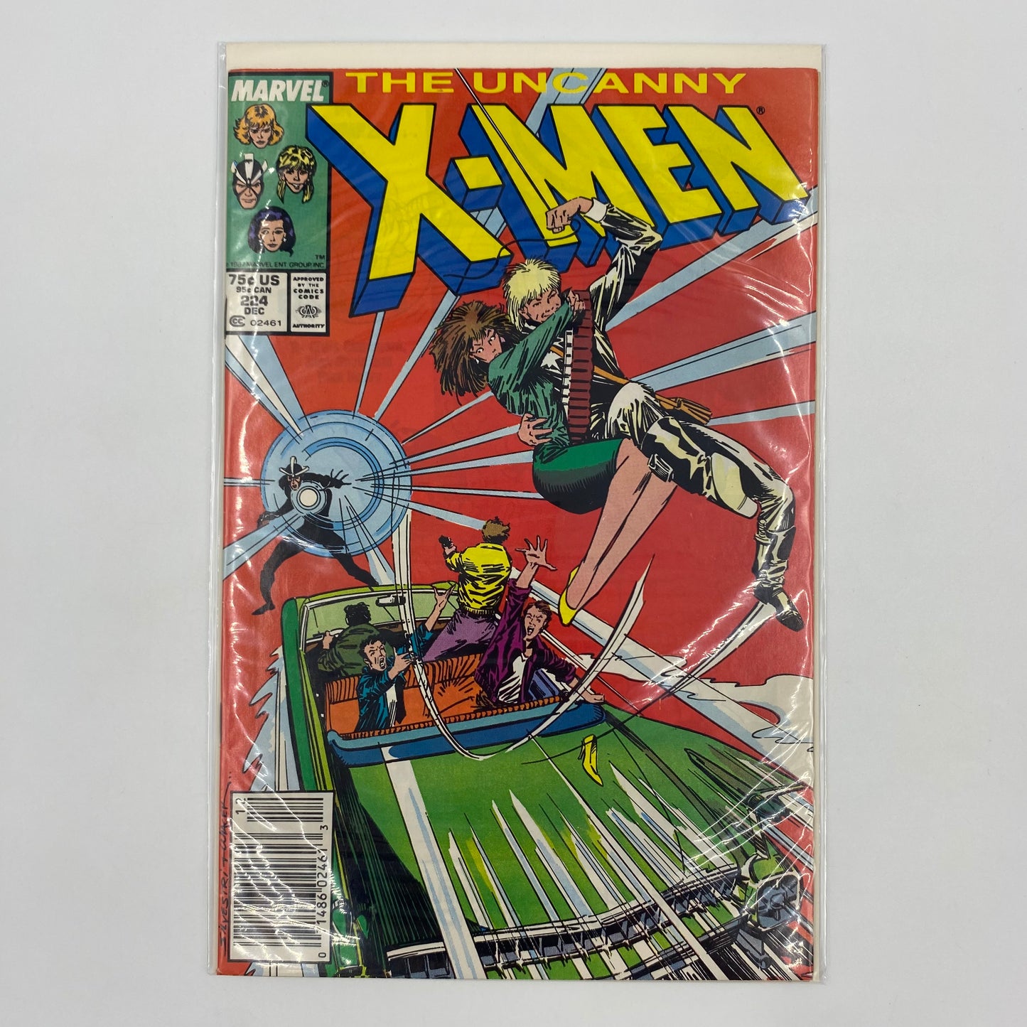 Uncanny X-Men #224 newsstand edition “The Dark Before the Dawn” (1987) Marvel (FN)